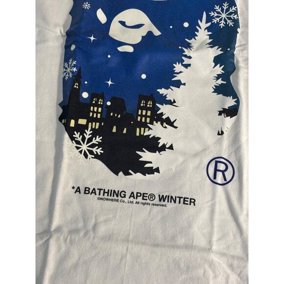 A Bathing Ape Winter Glow In The Dark Graphic T-Shirt S - Picture 4 of 8